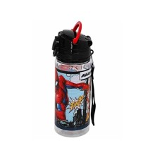 Spiderma Pipetli Plastik Matara 500 ml Siyah