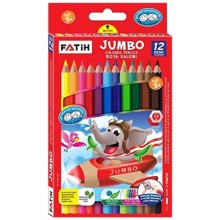 Fatih Kuru Boya Karton Kutu Jumbo Tam Boy 12 Lİ
