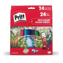 Pritt Kuru Boya Karton Kutu Tam Boy 24'lü
