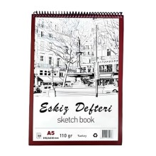 Eskiz Defteri A5 110 gr Telli 50 Yaprak 