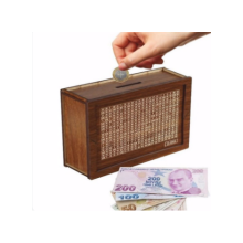 Ahşap Hedef Kumbara