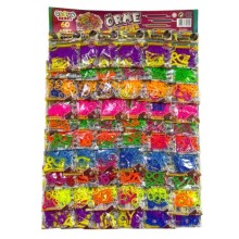 Lastik Bileklik Seti Poşetli 60'lı Kartela