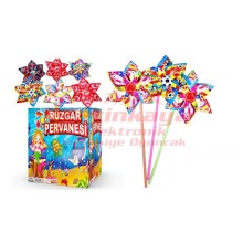 Rüzgar Gülü 6 Kanatlı 100'lü