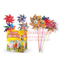 Rüzgar Gülü 8 Kanatlı 100'lü