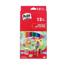 Pritt Mum Pastel Boya Crayon Karton Kutu Silinebilir 12 Renk 1433960