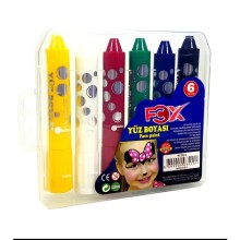 Fcx Yüz Boyası Çevirmeli 6 Renk