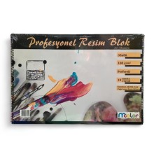 Resim Defteri 35x50 cm 160 gr. perforeli 15 yaprak 3 lü Paket 