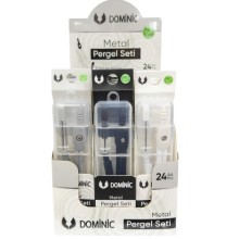 Dominic Metal Pergel 24'lü Paket  