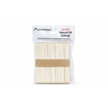 Acrox  Naturel  Dil Çubuğu Kalın 50'li