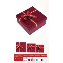 Kare Kutu 3'lü ( Farklı Renk Şeçenekleri Mevcut )