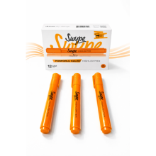 Suype Fosforlu Kalem Turuncu 12'li Paket ( YENİ KASA ) 