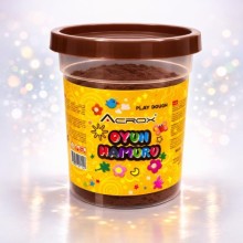 Acrox Tekli Oyun Hamuru Kahverengi 110 gr.