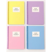 Sert Kapak Spiralli Defter 17x24 Kareli