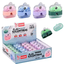 Mikro Dinozorlu Kalemtraş Tekli 24'lü 