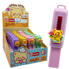 Mikro Sürgülü Figürlü Silgi 24'lü 