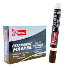 Mikro Permant Kalem Koli Kalemi 12'li SİYAH