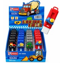 Mikro Sürgülü Figürlü Silgi 24'lü 