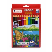 Mikro Gold Jumbo Kuru Boya 12'Li   6'lı Paket