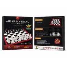 Santranç Ahşap Zeka Oyunu