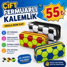 Taraftar Kalemlik Çift Fermuarlı 12'li Paket