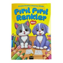 Pırılı Pırıl Renkler Boyama Kitabı 48 Syf
