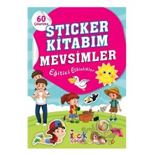 Stıcker Kitabım Mevsimler Eğitici Etkinlikler 