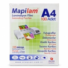 Laminasyon Flimi A4 Parlak 125 micron