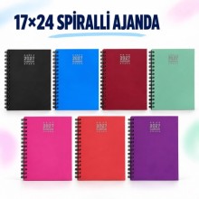 Ajanda Spiralli 17x24