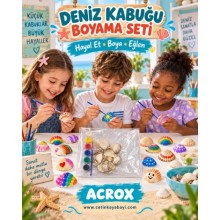 Deniz Kabuğu Boyama Seti