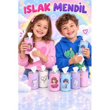 Kutu Islak Mendil 12'li Paket ( Karışık )