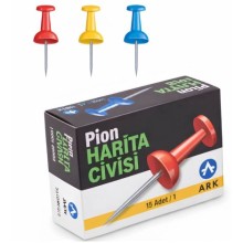 Ark Harita Çivisi Renkli 24'lü Kutu 