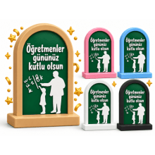 Öğretmenler Günü Plaketi Plastik Küçük 