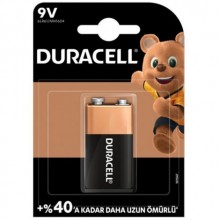 Duracell Alkalin 9V Pil