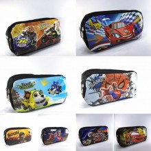 Erkek Desenli Kalemlik Çift Fermuarlı 12'li Paket