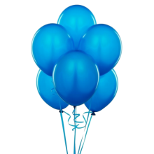 Klasik Mavi Helyum Balon 100 lü