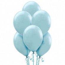 Klasik Açık Mavi Helyum Balon 100 lü